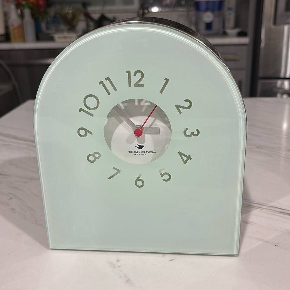 Michael Graves Design Sleek Desk Clock